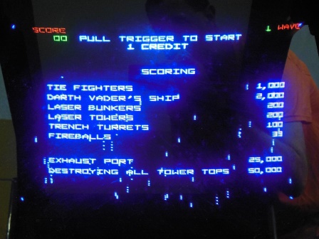 Atari Star Wars, monitor fixed