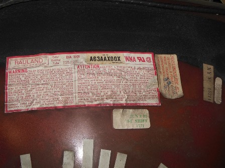 Rauland A63AAX00X CRT