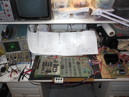 Star Wars PCB on the bench