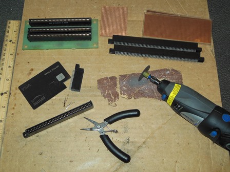 Edge connector trimming