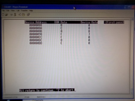 DataIO UnitSite PROM verify failure