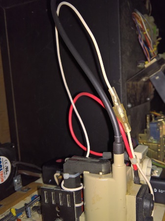 Spade connectors, fitted