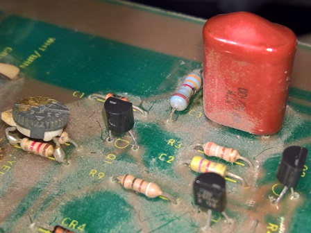 Amplifone deflection burned open R8