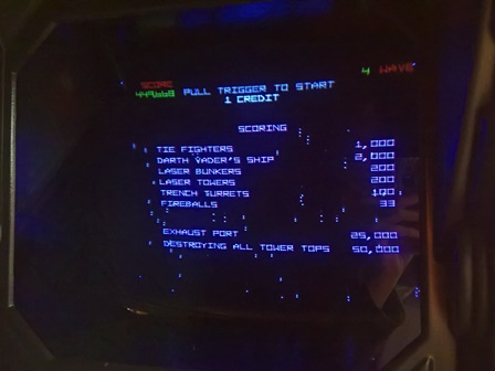 Atari Star Wars scoring