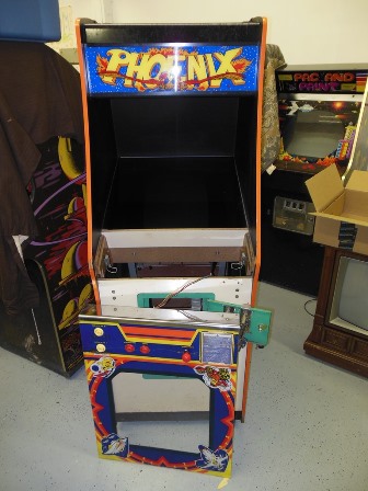 Monitor bezel & control panel removed