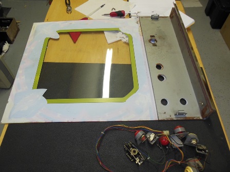 Control panel, stripped