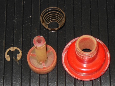 Fire button disassembled