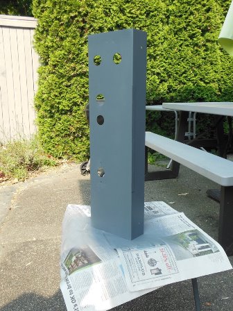 Control panel painted