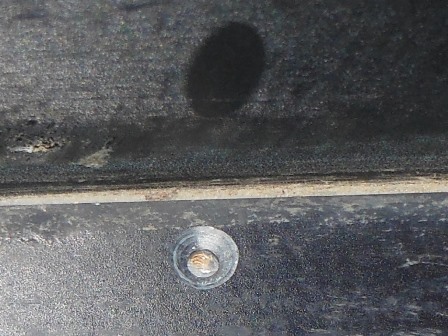 Smoked Plexiglas drilled