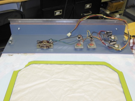 Control panel reassembled