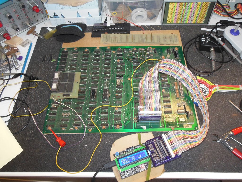 Z80 in a Galaxian board