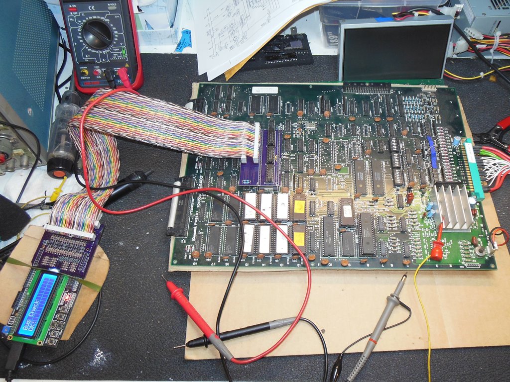 Arduino 68000 ICT on Konami GT