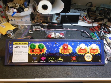 Assembled control panel