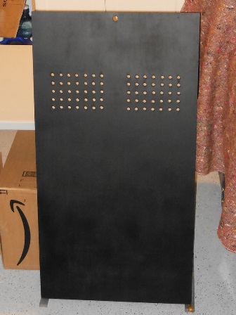 Repro back door painted