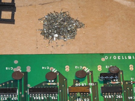 Socket pins removed