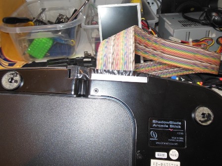 Ribbon cable, cord gripped