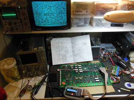 Astro Wars game PCB with Arduino ICT