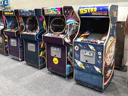 Zaccaria games at the Northwest Pinball and Arcade Show