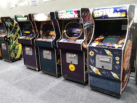 Zaccaria games at the Northwest Pinball and Arcade Show
