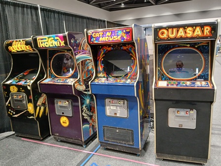 Zaccaria games at the Northwest Pinball and Arcade Show