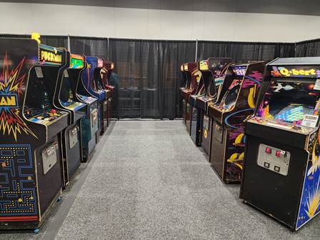 Zaccaria games at the Northwest Pinball and Arcade Show