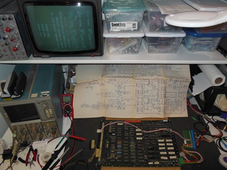 Cat'n Mouse main PCB on the bench