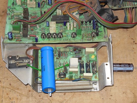 MTC-900 capacitor replacement - before
