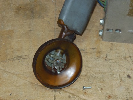 MTC-900 HV cup repair - before