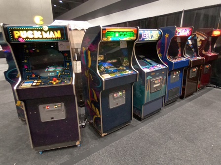 Zaccaria games at the Northwest Pinball and Arcade Show