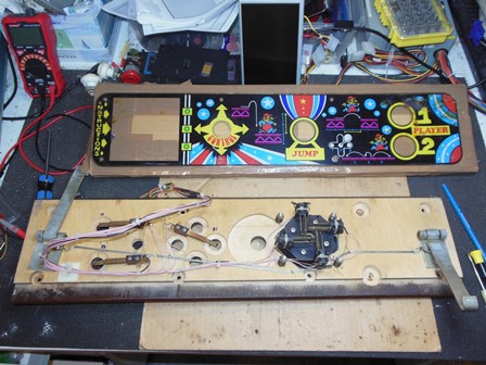 Crazy Kong control panel overlay