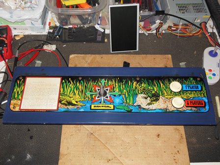 Zaccaria Frogger control panel