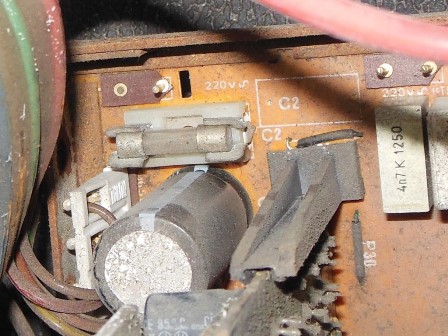 Broken 220V input pin