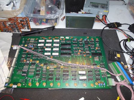 Zaccaria Galaxia PCB on the bench