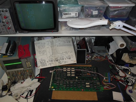 Zaccaria Galaxia PCB on the bench