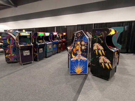 Zaccaria games at the Northwest Pinball and Arcade Show