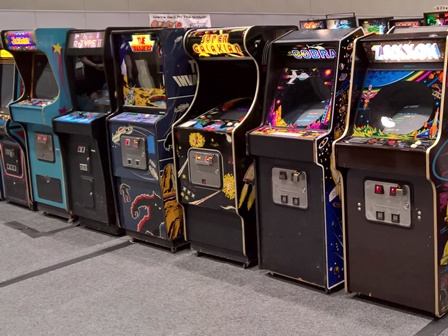 Zaccaria games at the Northwest Pinball and Arcade Show
