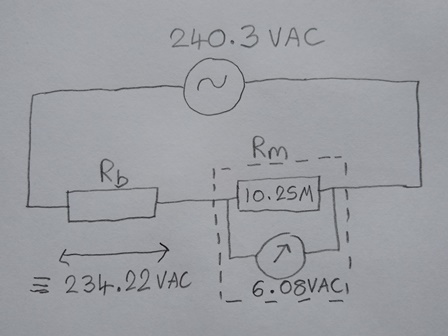 Bleeder measurement by voltage