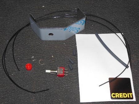 Credit button, parts