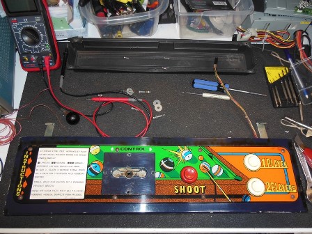 Control panel overlay reassembled