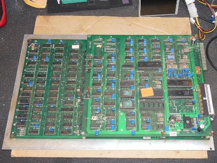 Hustler converted Zaccaria Scramble PCB set