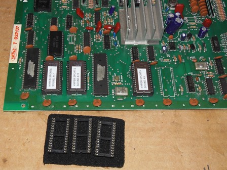 Hyper Sports sound ROM socket replacement
