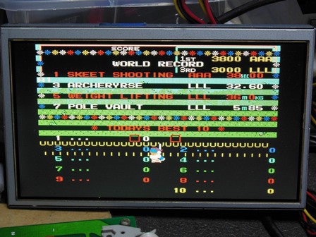 Hyper Sports with graphics fault