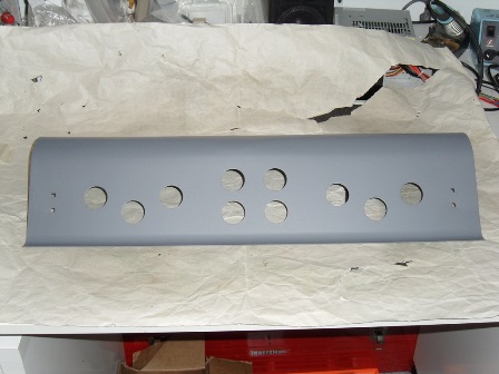 Control panel, primed, dry