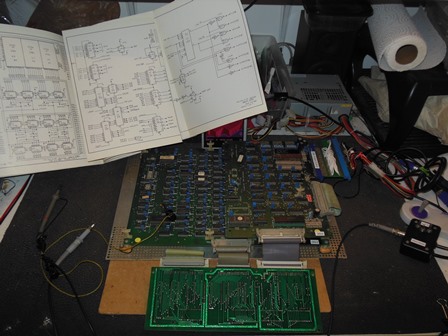 Jackrabbit game PCB fault finding