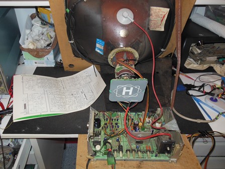 Hantarex MTC-900E/USA chassis on the bench