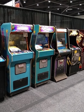 Zaccaria games at the Northwest Pinball and Arcade Show