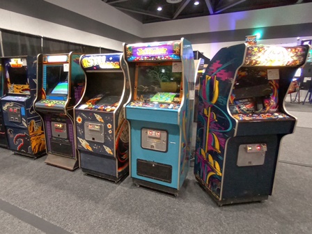 Zaccaria games at the Northwest Pinball and Arcade Show