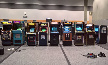 Zaccaria games at the Northwest Pinball and Arcade Show