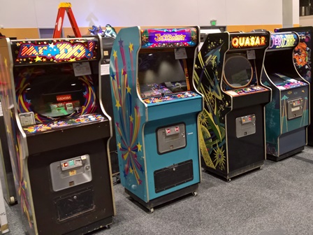 Zaccaria games at the Northwest Pinball and Arcade Show