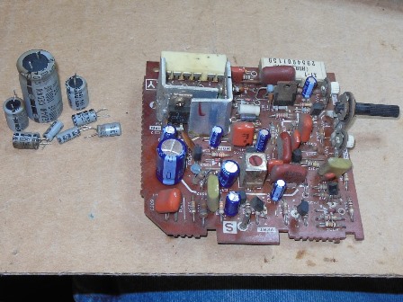 WG4600 XY board, after cap kit
